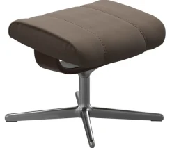Stressless® Fußhocker »Consul« mit Cross Base, Größe S, M & L, Holzakzent Braun