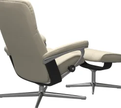 Stressless® Fußhocker »Consul« mit Cross Base, Größe S, M & L, Holzakzent Schwarz