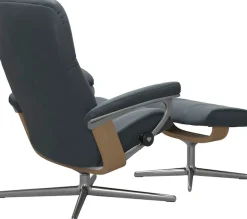 Stressless® Fußhocker »Consul« mit Cross Base, Größe S, M & L, Holzakzent Eiche