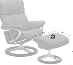Stressless® Fußhocker »Mayfair« mit Signature Base, Gestell Schwarz