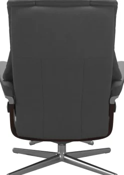 Stressless® Fußhocker »Mayfair« mit Cross Base, Größe S, M & L, Holzakzent Braun