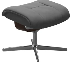 Stressless® Fußhocker »Mayfair« mit Cross Base, Größe S, M & L, Holzakzent Braun