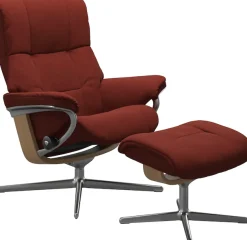 Stressless® Fußhocker »Mayfair« mit Cross Base, Größe S, M & L, Holzakzent Eiche