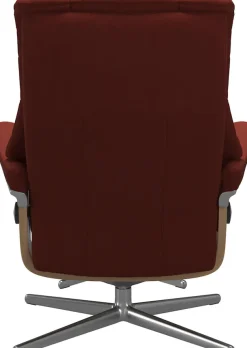 Stressless® Fußhocker »Mayfair« mit Cross Base, Größe S, M & L, Holzakzent Eiche