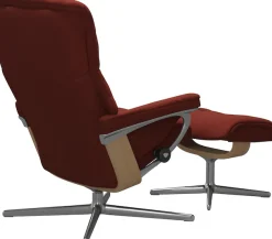 Stressless® Fußhocker »Mayfair« mit Cross Base, Größe S, M & L, Holzakzent Eiche
