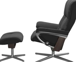 Stressless® Fußhocker »Mayfair« mit Cross Base, Größe S, M & L, Holzakzent Wenge