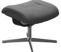 Stressless® Fußhocker »Mayfair« mit Cross Base, Größe S, M & L, Holzakzent Schwarz