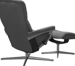 Stressless® Fußhocker »Mayfair« mit Cross Base, Größe S, M & L, Holzakzent Schwarz