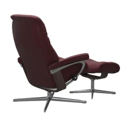 Stressless® Fußhocker »Sunrise« mit Cross Base, Größe S, M & L, Holzakzent Wenge
