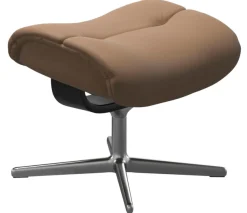 Stressless® Fußhocker »Sunrise« mit Cross Base, Größe S, M & L, Holzakzent Schwarz