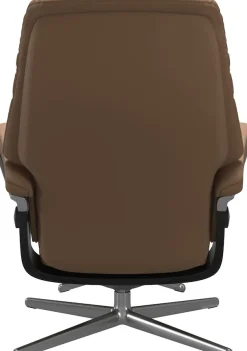 Stressless® Fußhocker »Sunrise« mit Cross Base, Größe S, M & L, Holzakzent Schwarz