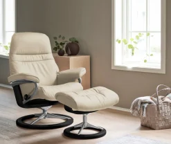 Stressless® Fußhocker »Sunrise« mit Signature Base, Gestell Schwarz