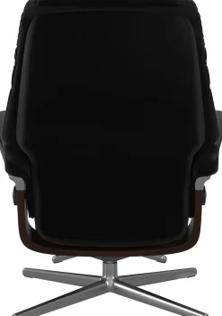 Stressless® Fußhocker »Sunrise« mit Cross Base, Größe S, M & L, Holzakzent Braun