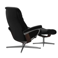 Stressless® Fußhocker »Sunrise« mit Cross Base, Größe S, M & L, Holzakzent Braun