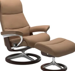 Stressless® Fußhocker »View« mit Signature Base,Gestell Braun