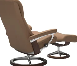 Stressless® Fußhocker »View« mit Signature Base,Gestell Braun