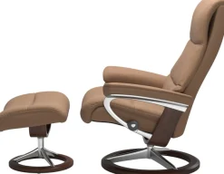 Stressless® Fußhocker »View« mit Signature Base,Gestell Braun