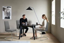 Stressless® Polsterstuhl »Laurel« () Low Back, Größe L, mit Beinen aus Stahl in Chrom glänzend