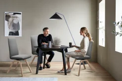 Stressless® Polsterstuhl »Laurel« () High Back, Größe L, mit schräggestellten Beinen in Eiche gekalkt