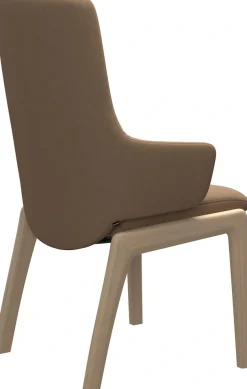 Stressless® Polsterstuhl »Laurel« () High Back mit Armlehne, Größe L, mit abgerundeten Beinen in Eiche