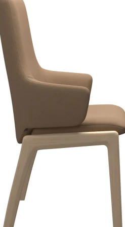 Stressless® Polsterstuhl »Laurel« () High Back mit Armlehne, Größe L, mit abgerundeten Beinen in Eiche