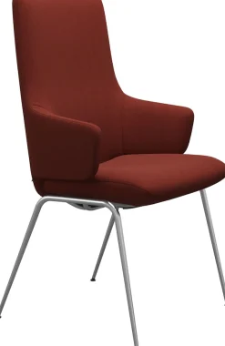 Stressless® Polsterstuhl »Laurel« () High Back mit Armlehne, Größe L, mit Beinen aus Stahl in Chrom