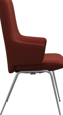 Stressless® Polsterstuhl »Laurel« () High Back mit Armlehne, Größe L, mit Beinen aus Stahl in Chrom