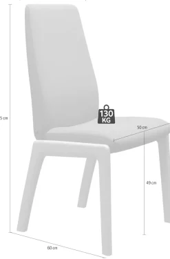 Stressless® Polsterstuhl »Laurel« () High Back, Größe L, mit abgerundeten Beinen in Walnuss