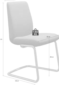 Stressless® Polsterstuhl »Laurel« () Low Back, Größe L, mit Beinen aus Stahl in Schwarz matt