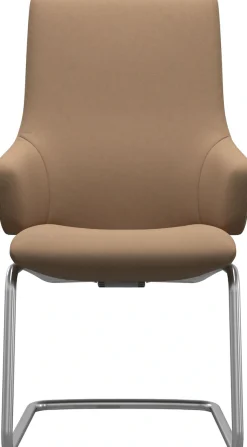 Stressless® Polsterstuhl »Laurel« () High Back mit Armlehne, Größe L, mit Beinen aus Stahl in Chrom