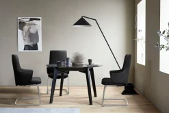 Stressless® Polsterstuhl »Laurel« () High Back mit Armlehne, Größe L, mit Beinen aus Stahl in Chrom matt