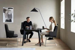Stressless® Polsterstuhl »Laurel« () High Back mit Armlehne, Größe L, mit Beinen aus Stahl in Chrom matt