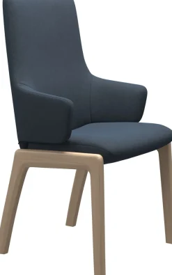 Stressless® Polsterstuhl »Laurel« () High Back mit Armlehne, Größe L, mit abgerundeten Beinen in Eiche