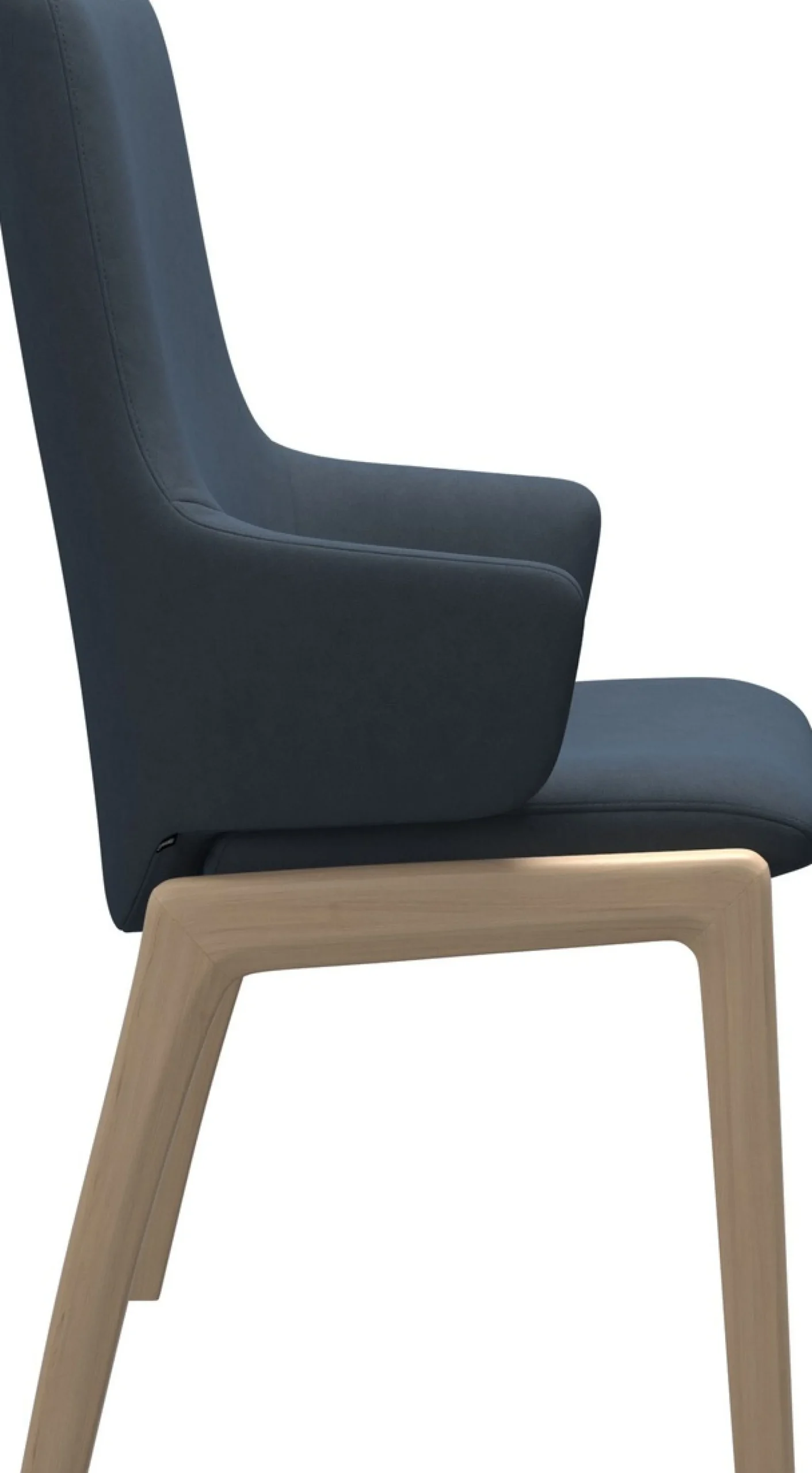 Stressless® Polsterstuhl »Laurel« () High Back mit Armlehne, Größe L, mit abgerundeten Beinen in Eiche