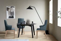 Stressless® Polsterstuhl »Laurel« () High Back mit Armlehne, Größe L, mit abgerundeten Beinen in Eiche