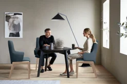 Stressless® Polsterstuhl »Laurel« () High Back mit Armlehne, Größe L, mit abgerundeten Beinen in Eiche