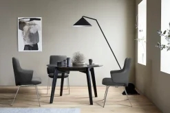 Stressless® Polsterstuhl »Laurel« () Low Back mit Armlehne, Größe L, mit Beinen aus Stahl in Chrom matt