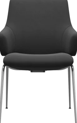 Stressless® Polsterstuhl »Laurel« () Low Back mit Armlehne, Größe L, mit Beinen aus Stahl in Chrom matt