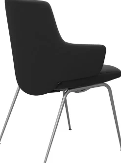 Stressless® Polsterstuhl »Laurel« () Low Back mit Armlehne, Größe L, mit Beinen aus Stahl in Chrom matt