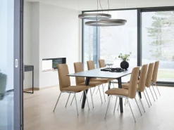 Stressless® Polsterstuhl »Laurel« () Low Back, Größe L, mit Beinen aus Stahl in Chrom glänzend