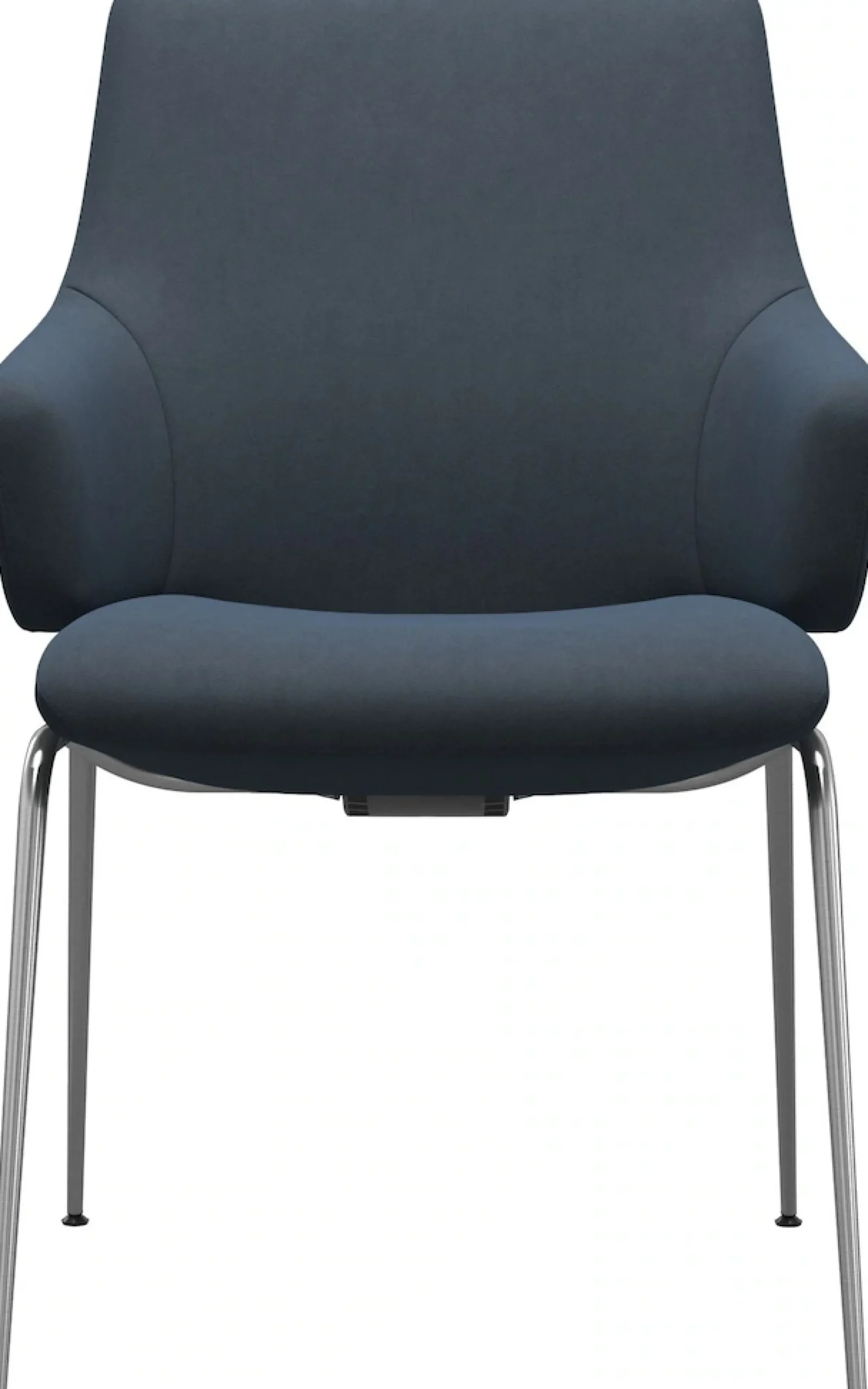 Stressless® Polsterstuhl »Laurel« () Low Back mit Armlehne, Größe L, mit Beinen aus Stahl in Schwarz matt