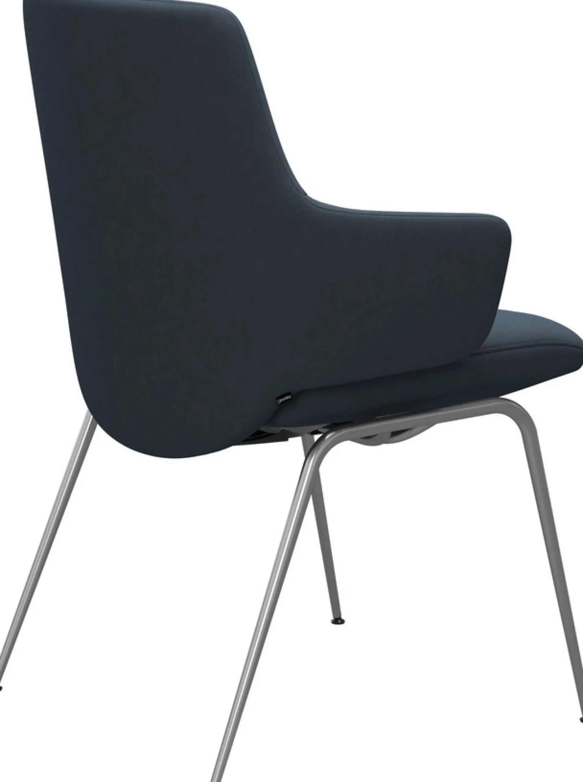Stressless® Polsterstuhl »Laurel« () Low Back mit Armlehne, Größe L, mit Beinen aus Stahl in Schwarz matt