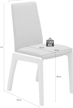 Stressless® Polsterstuhl »Laurel« () Low Back, Größe M, mit abgerundeten Beinen in Schwarz