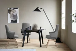 Stressless® Polsterstuhl »Laurel« () High Back mit Armlehne, Größe L, mit schräggestellten Beinen