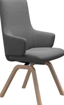 Stressless® Polsterstuhl »Laurel« () High Back mit Armlehne, Größe L, mit schräggestellten Beinen