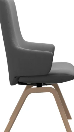 Stressless® Polsterstuhl »Laurel« () High Back mit Armlehne, Größe L, mit schräggestellten Beinen