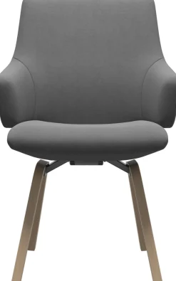 Stressless® Polsterstuhl »Laurel« () Low Back mit Armlehne, Größe L, mit schräggestellten Beinen in Walnuss