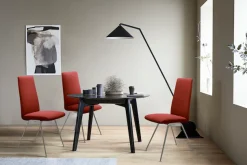 Stressless® Polsterstuhl »Laurel« () High Back, Größe L, mit Beinen aus Stahl in Schwarz matt