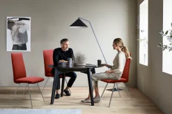 Stressless® Polsterstuhl »Laurel« () High Back, Größe L, mit Beinen aus Stahl in Schwarz matt