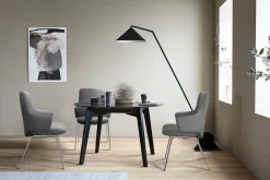 Stressless® Polsterstuhl »Laurel« () Low Back mit Armlehne, Größe L, mit Beinen aus Stahl in Chrom glänzend